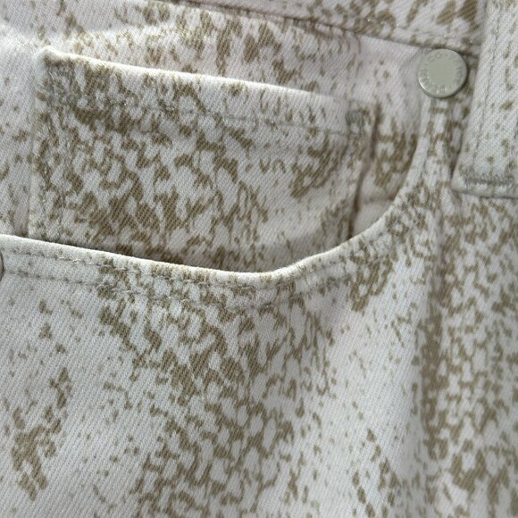 PAIGE Jeans Womens 25 Hoxton Ankle Cotton Stretch Snakeskin Print Pockets - Picture 4 of 11